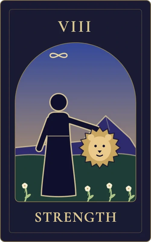 Strength from the Phyra Classic tarot deck