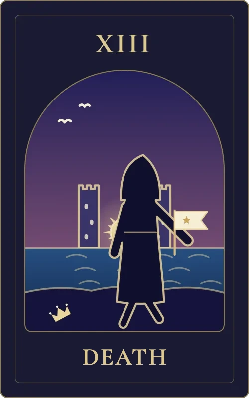 Death from the Phyra Classic tarot deck