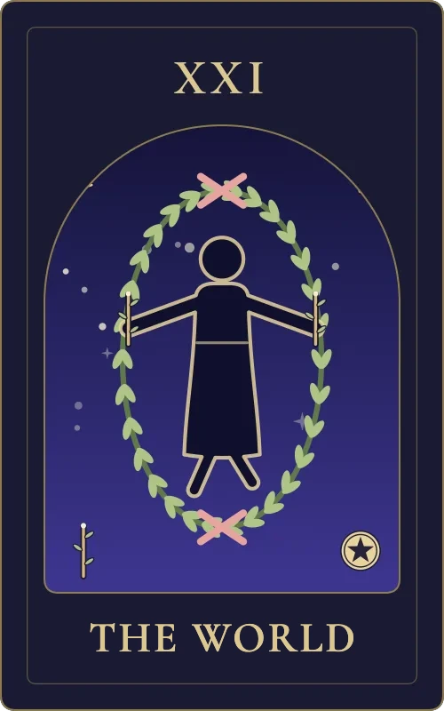 The World from the Phyra Classic tarot deck